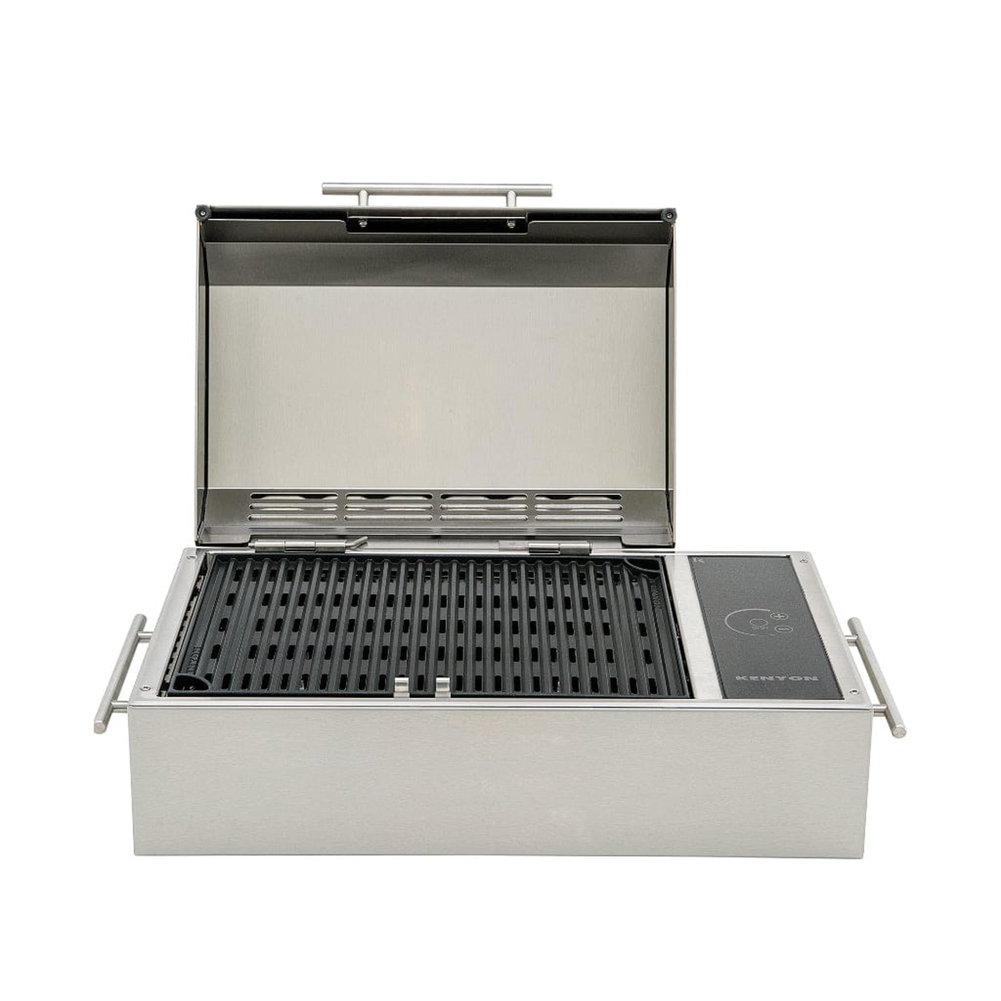 Kenyon Frontier 21-Inch Portable Electric Grill - 120V Single-Burner with Precision Touch Control