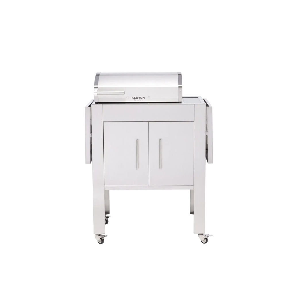 Kenyon Signature 60-Inch 2-Burner Electric Grill - 240V Freestanding with IntelliKEN Touch Control & Carbon Fiber Lid