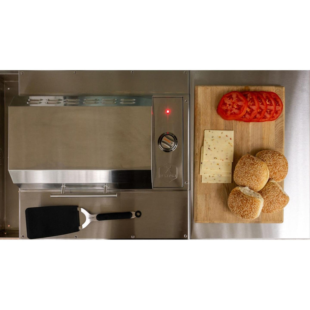 Kenyon City 40-Inch 120V Portable Electric Grill - Premium Freestanding Outdoor Cooking