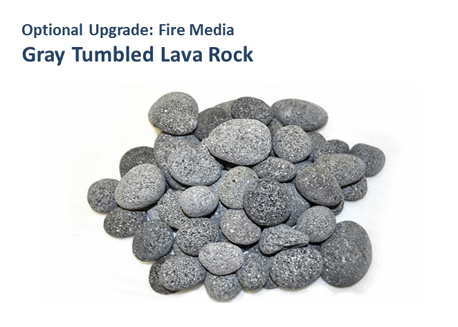 Prism Hardscapes 60" x 36" Ovale Concrete Fire Bowl