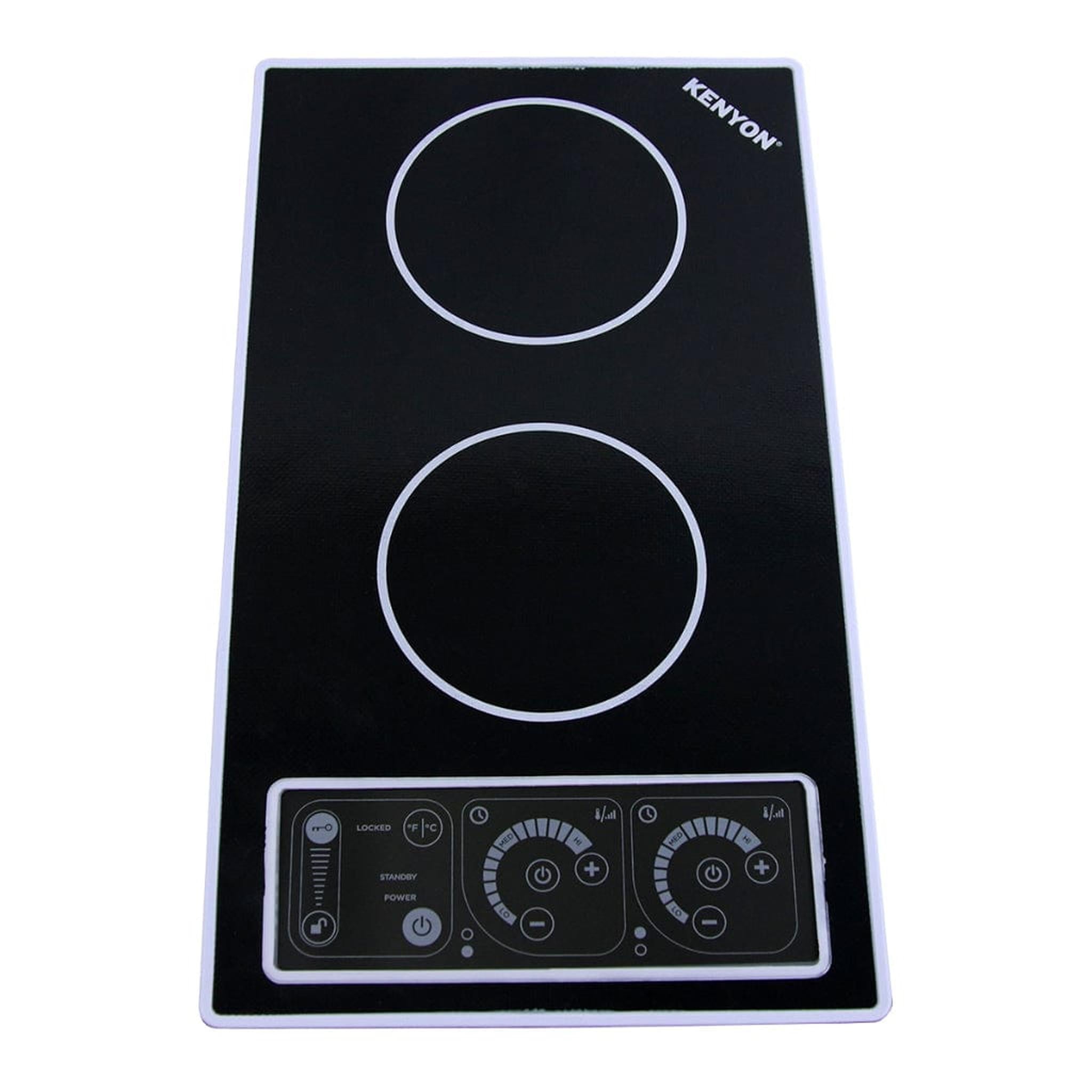Kenyon SilKEN 2 21-Inch 2-Burner Induction Cooktop - 120V Portrait-Mount with IntelliKEN Touch