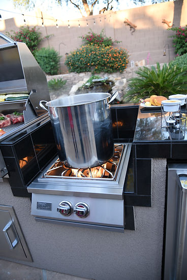 KoKoMo Grills Built in Power Burner with Removable Grate for Wok view 4