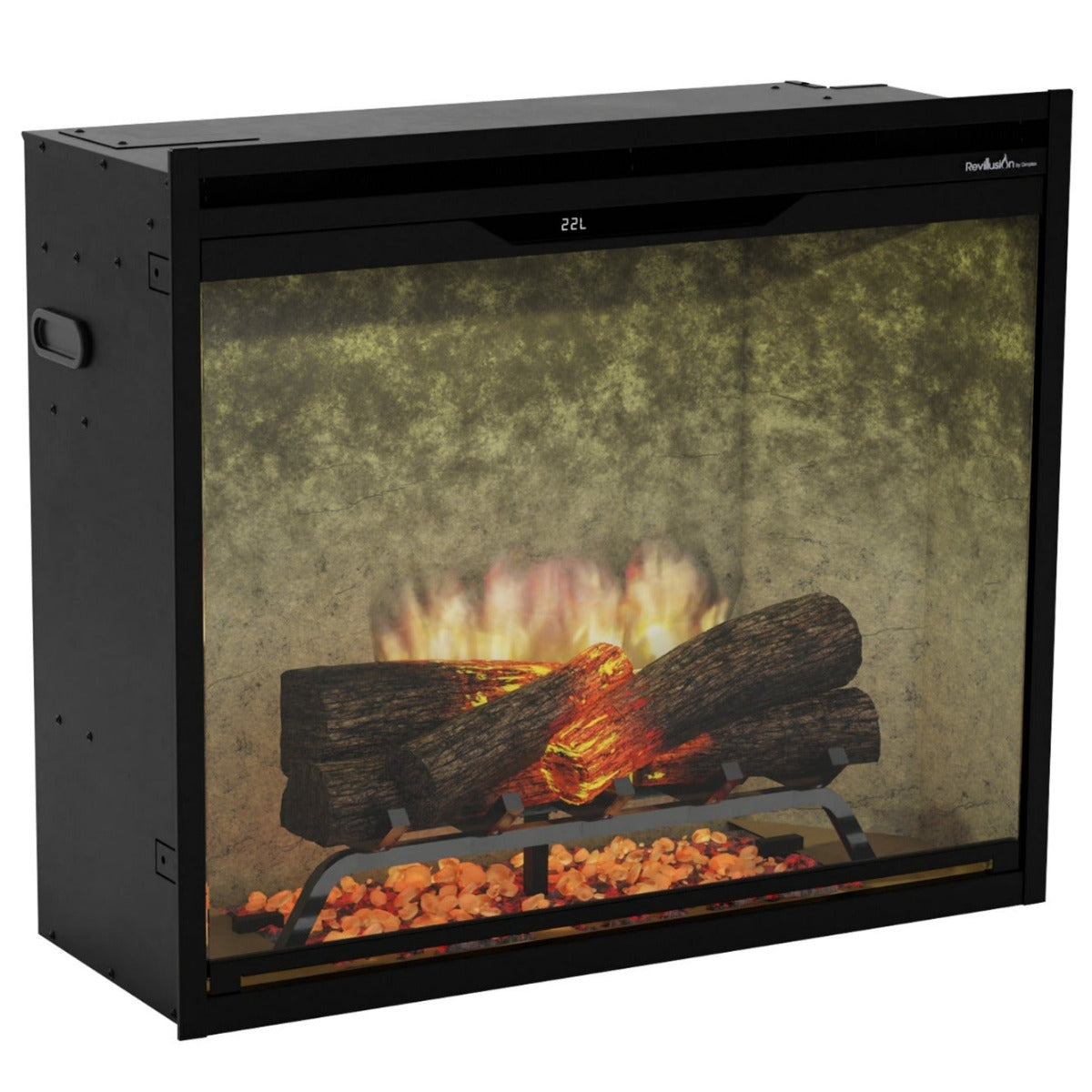 Dimplex Revillusion 30-Inch Built-In Electric Fireplace - Weathered Concrete (Model 500005131)