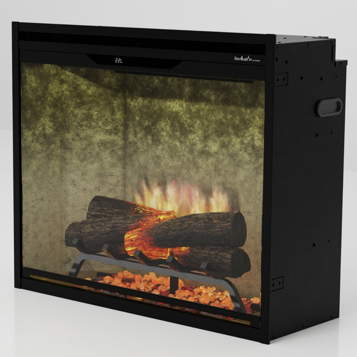 Dimplex Revillusion 30-Inch Built-In Electric Fireplace - Weathered Concrete (Model 500005131)