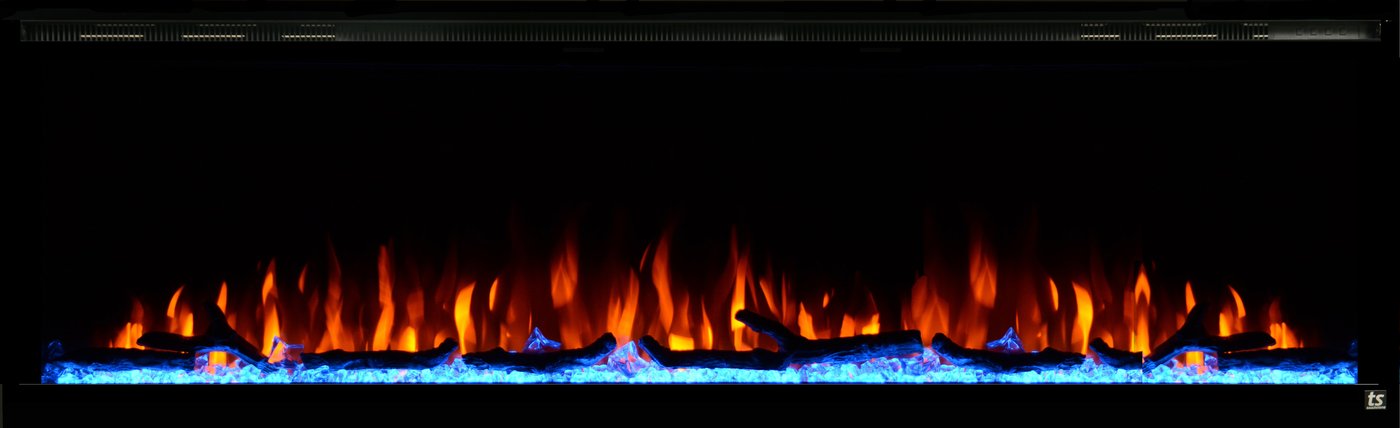 Touchstone Sideline Elite 72" Linear Flush Mount WiFi Smart Electric Fireplace (Model 80038)