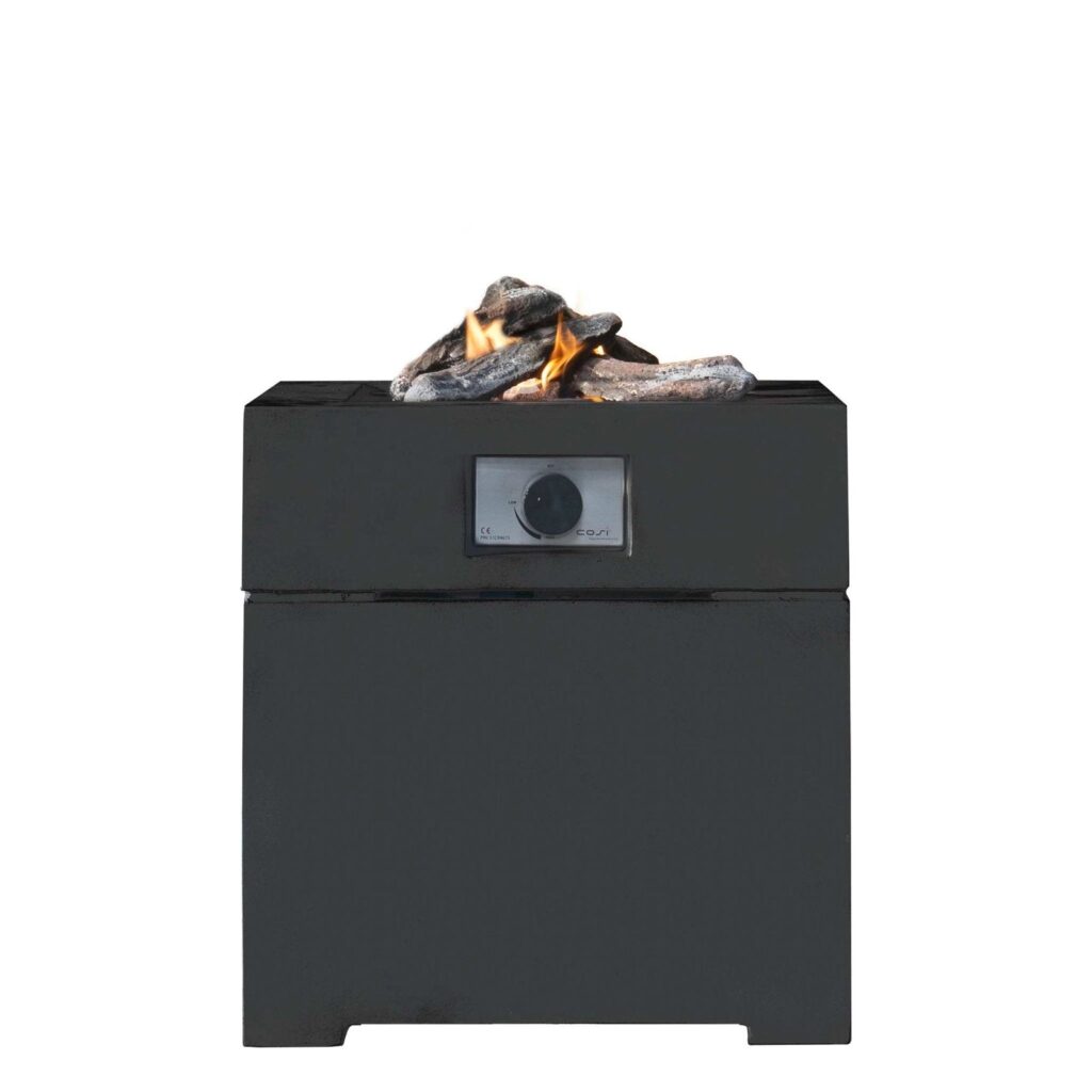 Cosi Cosibrixx 60 Compact Gas Fire Pit, Anthracite