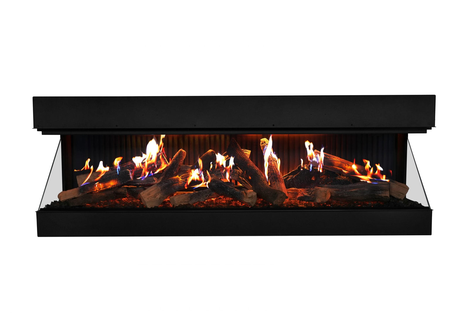 Amantii Signature MultiView Holo 75" 3-Sided Smart Holographic Electric Fireplace (Model MULTIVIEW-HOLO-75-SIG)