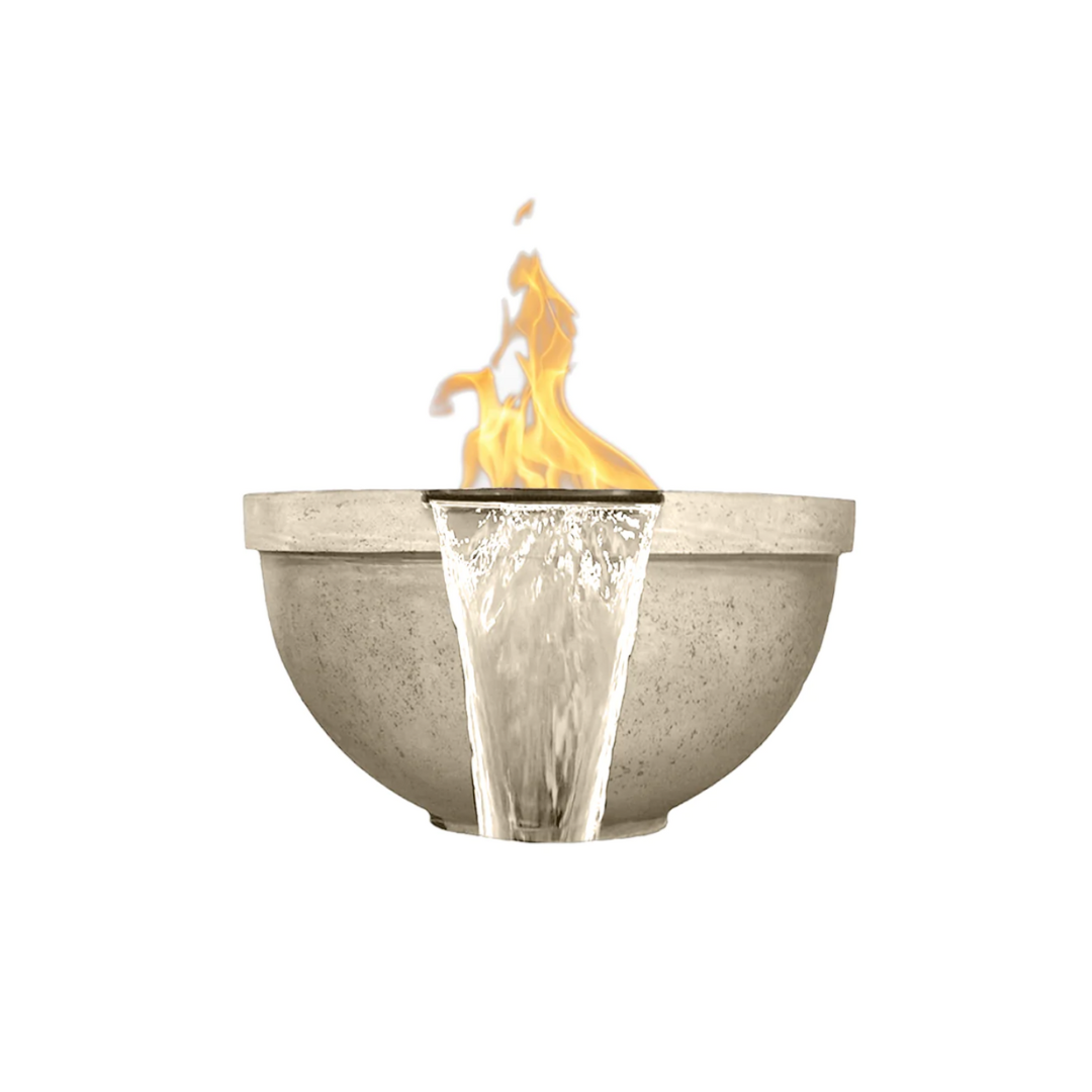 Prism Hardscapes Sorrento 33" Concrete Fire & Water Bowl