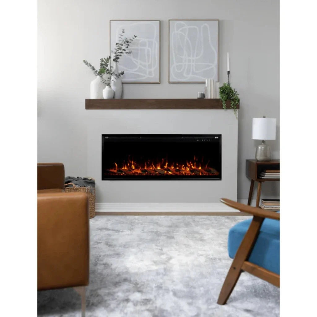 Touchstone Sideline Elite Pro 50" Black Smart Electric Fireplace (Model 80057)