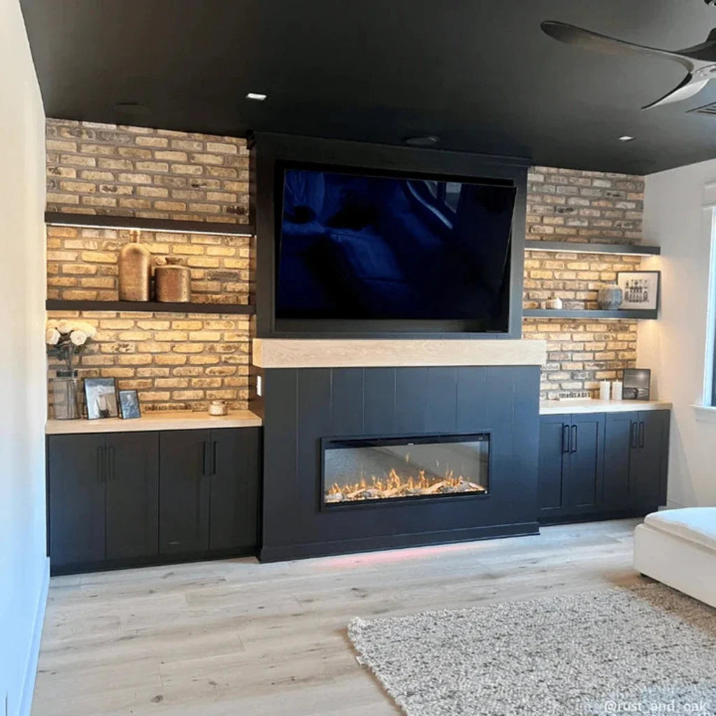 Touchstone Sideline Elite Pro 50" Black Smart Electric Fireplace (Model 80057)