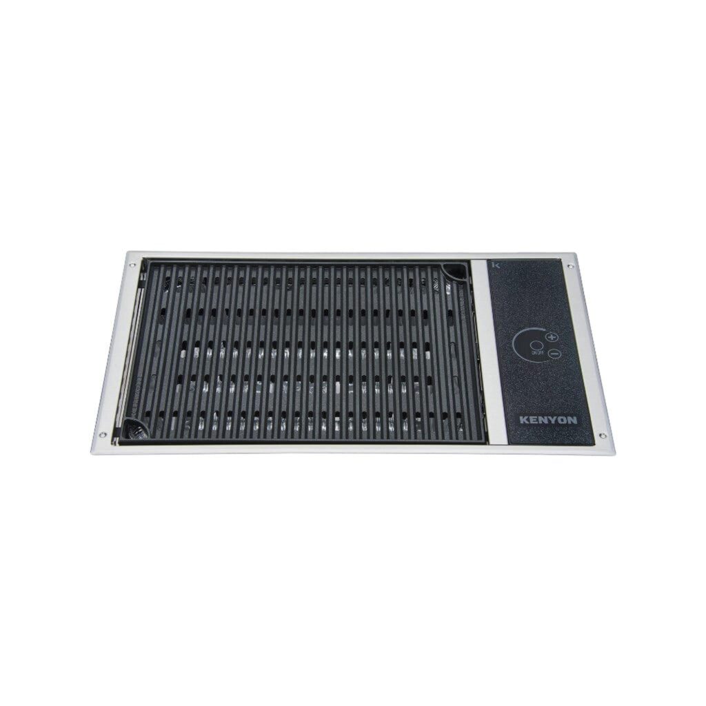 Kenyon Frontier 21-Inch Built-In Electric Grill - 120V Single Burner with GFCI Cord