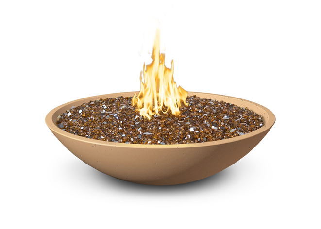 American Fyre Designs 40" Marseille Concrete Fire Bowl