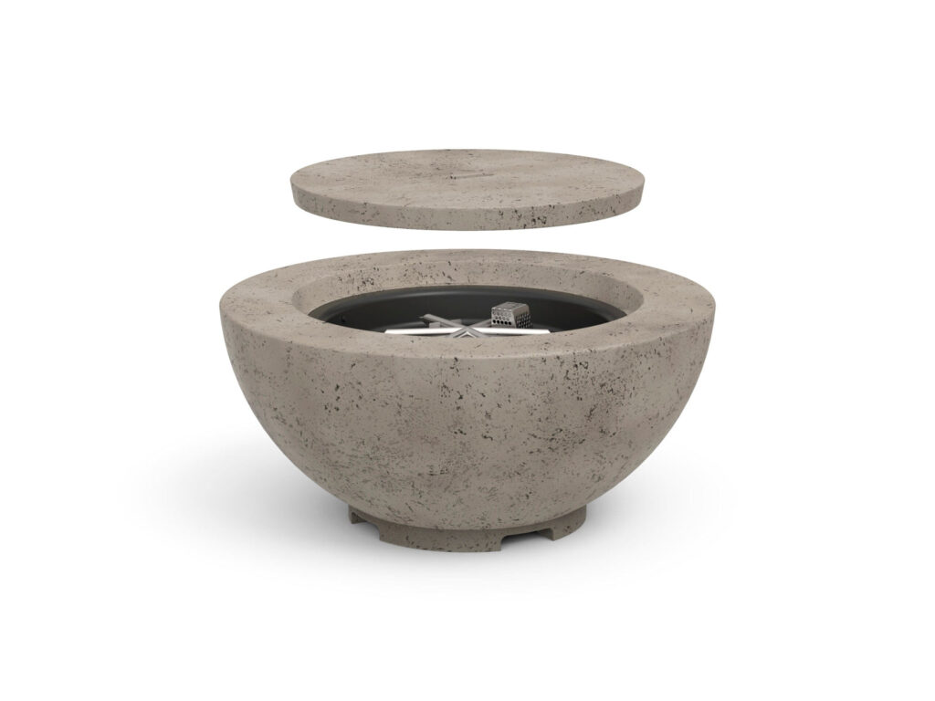 American Fyre Designs 32" Chat Concrete Fire Bowl (Model 735-XX-11-M2xC)