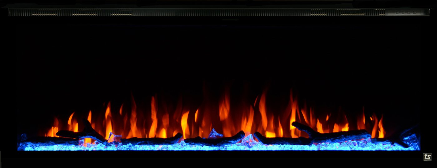 Touchstone Sideline Elite 42" Linear Flush Mount WiFi Smart Electric Fireplace (Model 80042)