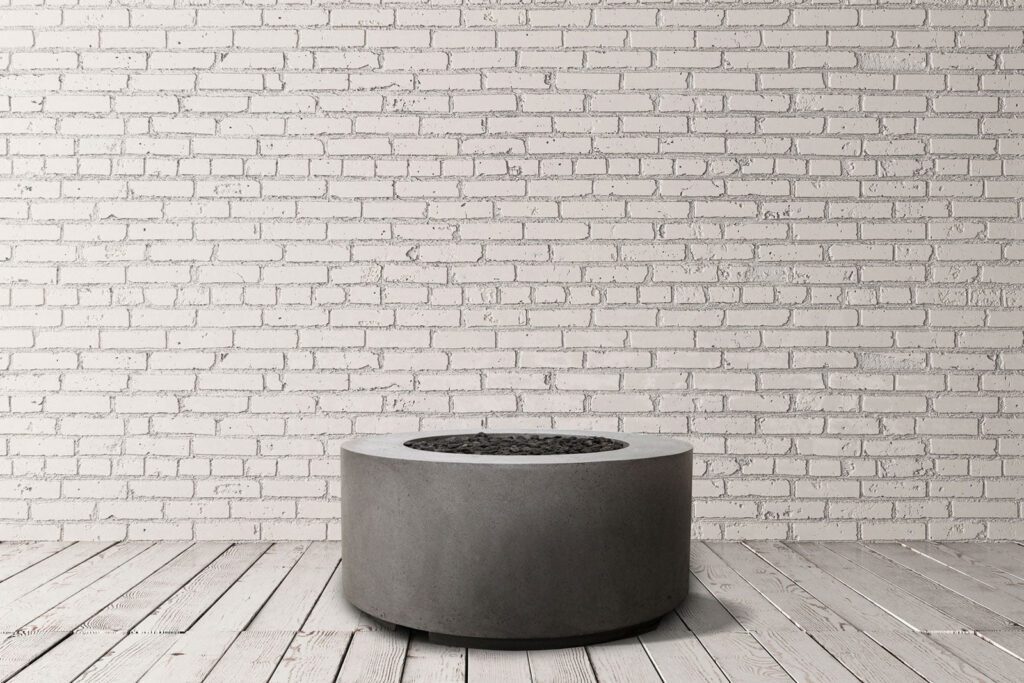 Prism Hardscapes 36" Cilindro Concrete Fire Bowl