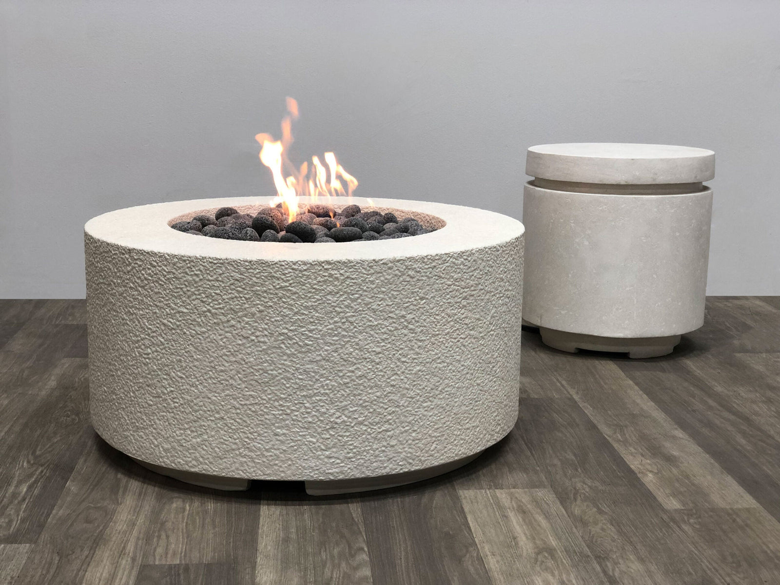 Prism Hardscapes 36" Cilindro Tuscany Concrete Fire Bowl