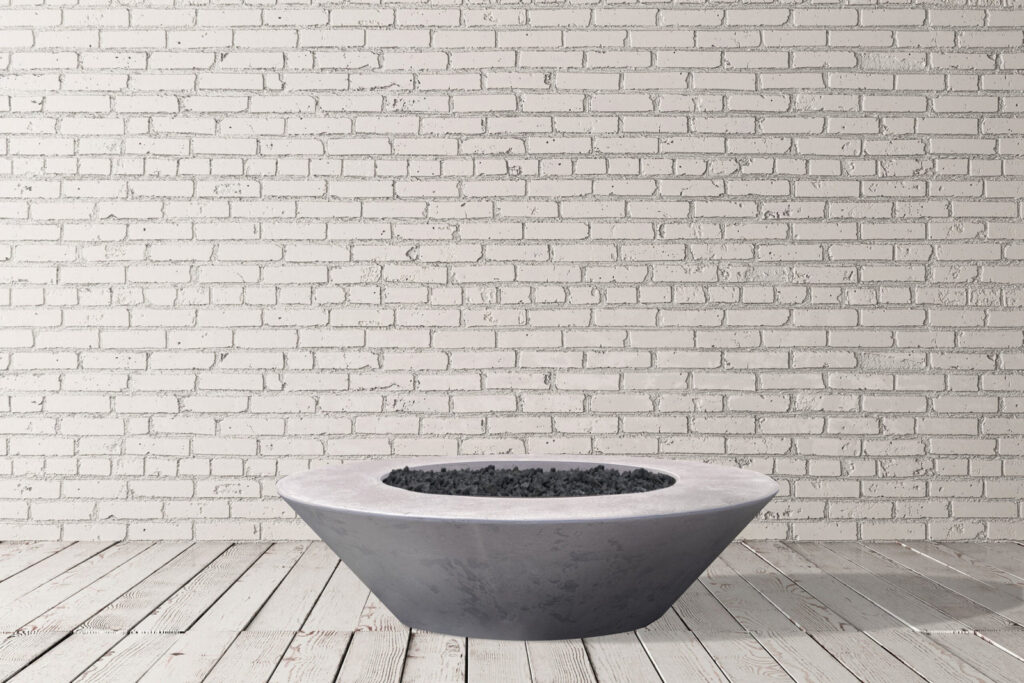 Prism Hardscapes Embarcadero 60 Concrete Fire Table