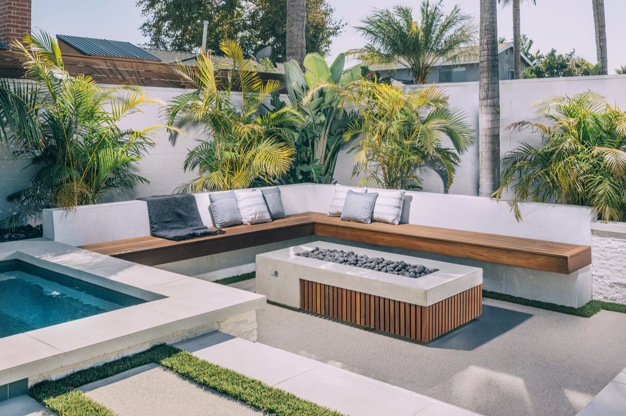Prism Hardscapes Fairmont Concrete Fire Table