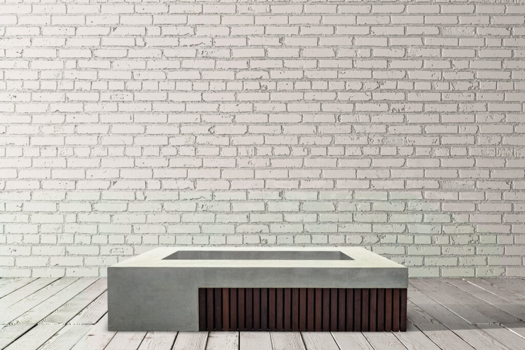 Prism Hardscapes Fairmont Concrete Fire Table