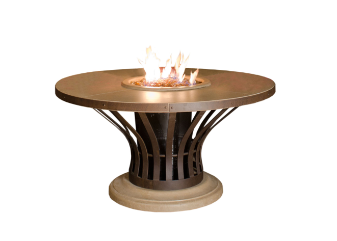 American Fyre Designs Fiesta Concrete Fire Table