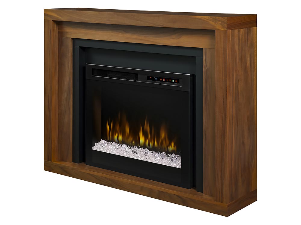 Dimplex Anthony Electric Fireplace Mantel With Glass (Model GDS28G8-1942WL)