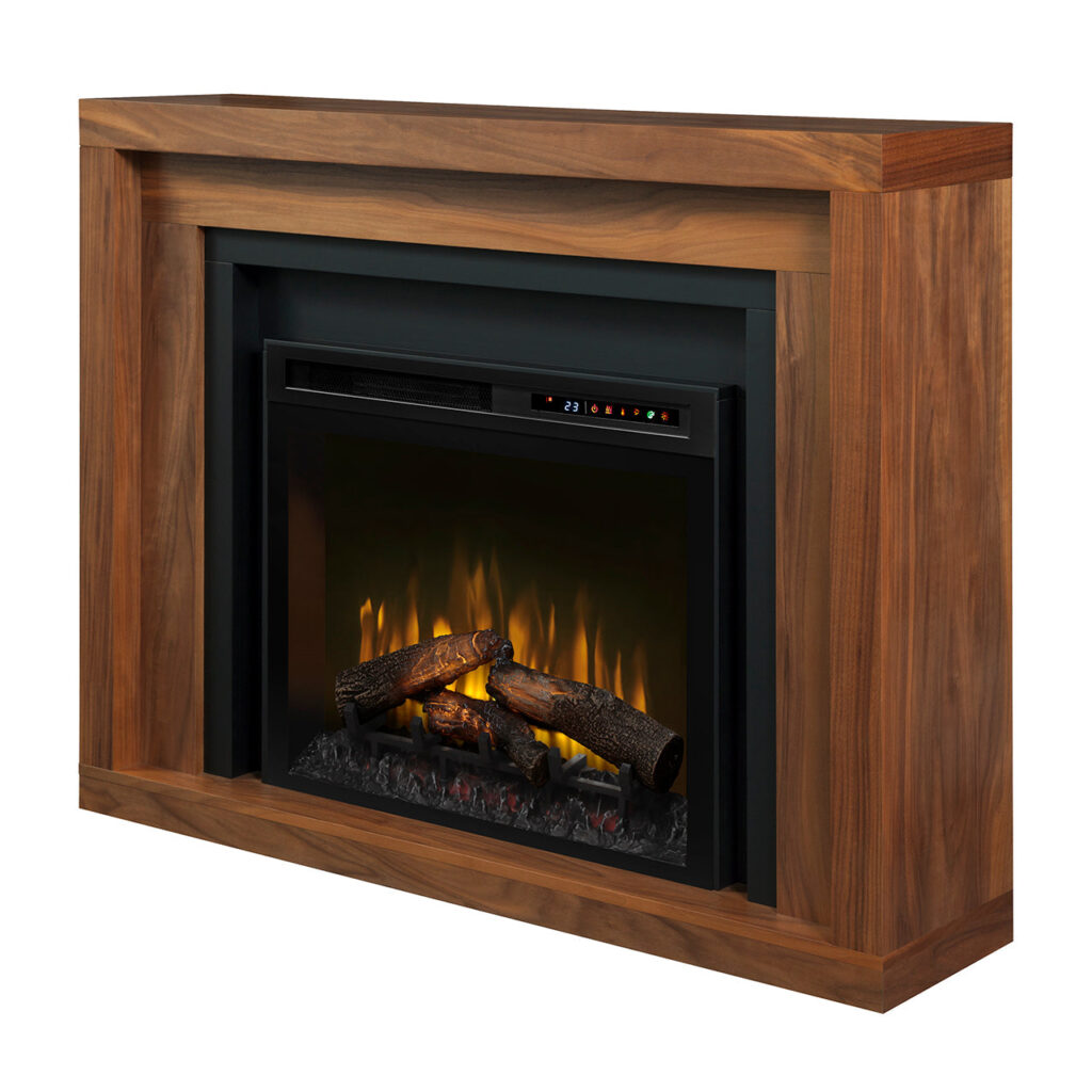 Dimplex Anthony Electric Fireplace Mantel With Logs (Model GDS28L8-1942WL)