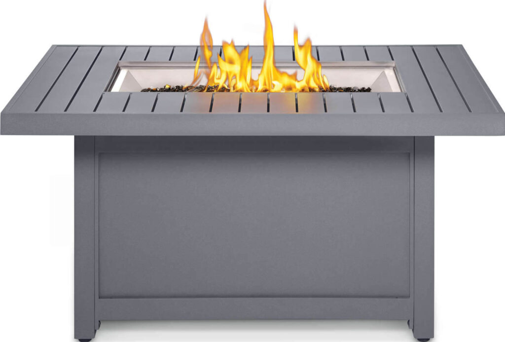 Napoleon Patioflame Hamptons Rectangle Gas Fire Pit Table (HAMP1-GY)