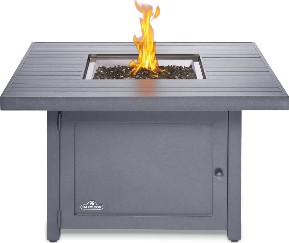 Napoleon Patioflame Hamptons Square Gas Fire Pit Table (HAMP2-GY)