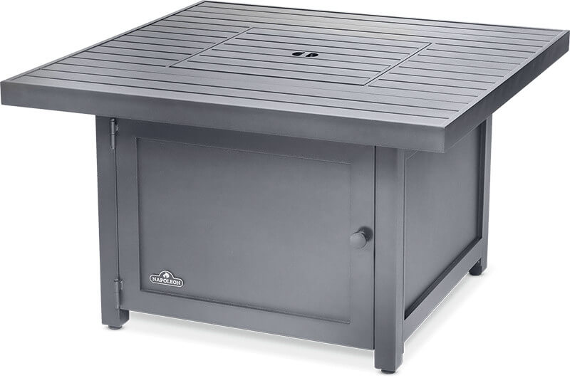 Napoleon Patioflame Hamptons Square Gas Fire Pit Table (HAMP2-GY)