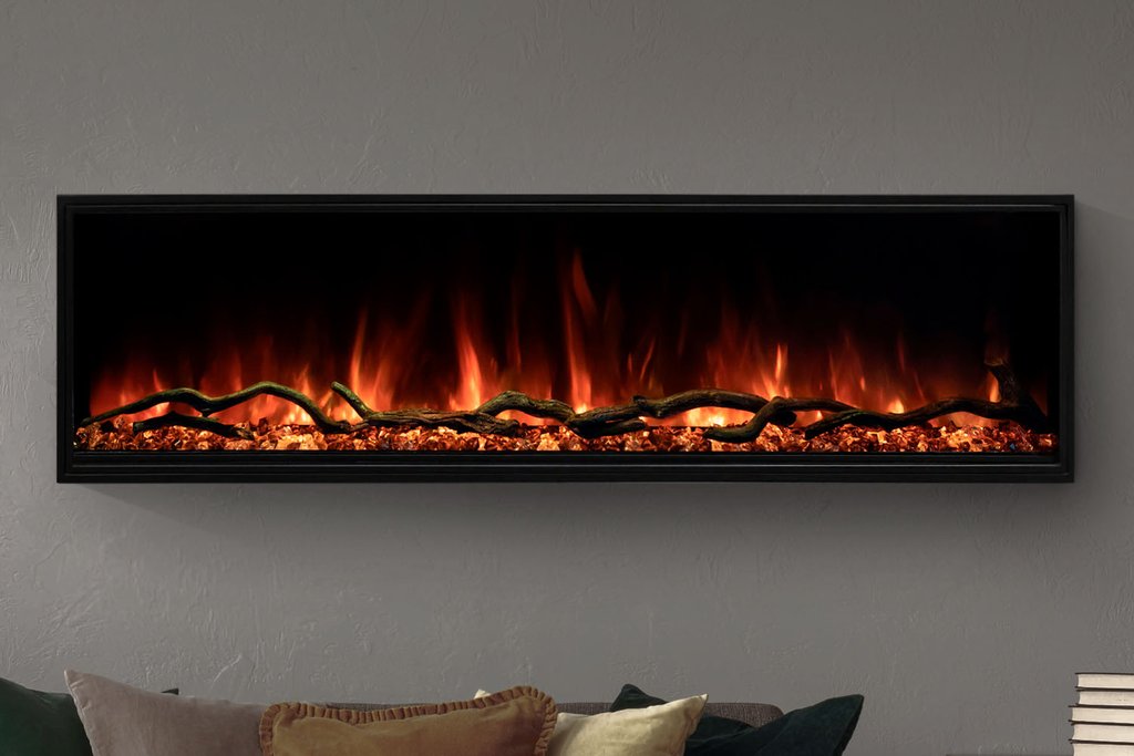 Modern Flames Landscape Pro Slim 44" Built In Wall Mount Electric Fireplace (Model LPS-4414V2)
