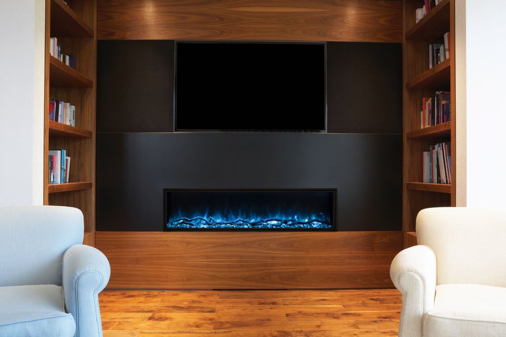 Modern Flames Landscape Pro Slim 56" Built In Wall Mount Electric Fireplace (Model LPS-5614V2)