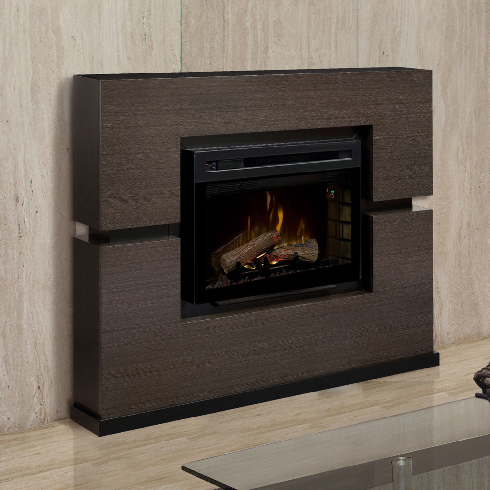 Dimplex Linwood Mantel Electric Fireplace With Logs (Model GDS33HL-1310RG)
