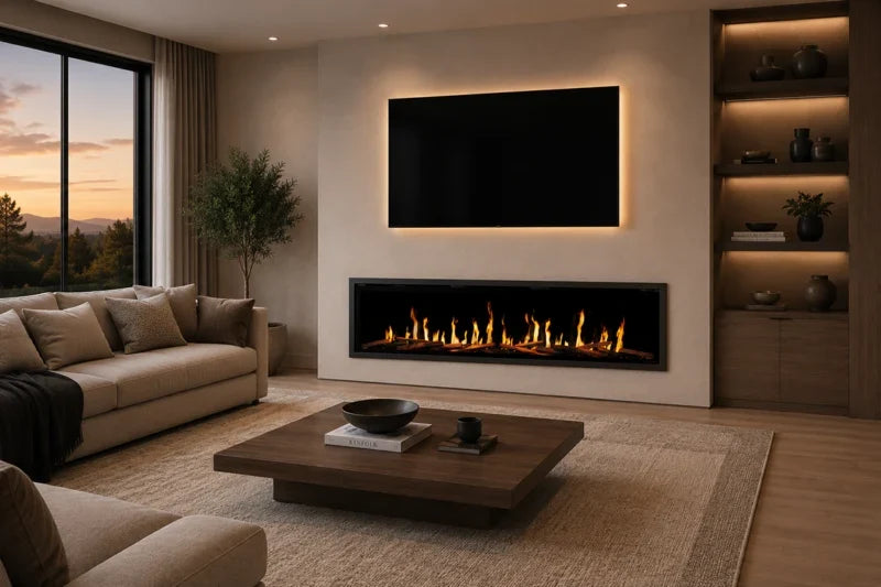Modern Flames Orion Slim 60" V2 Electric Fireplace (Model OR60-SLIM-V2)