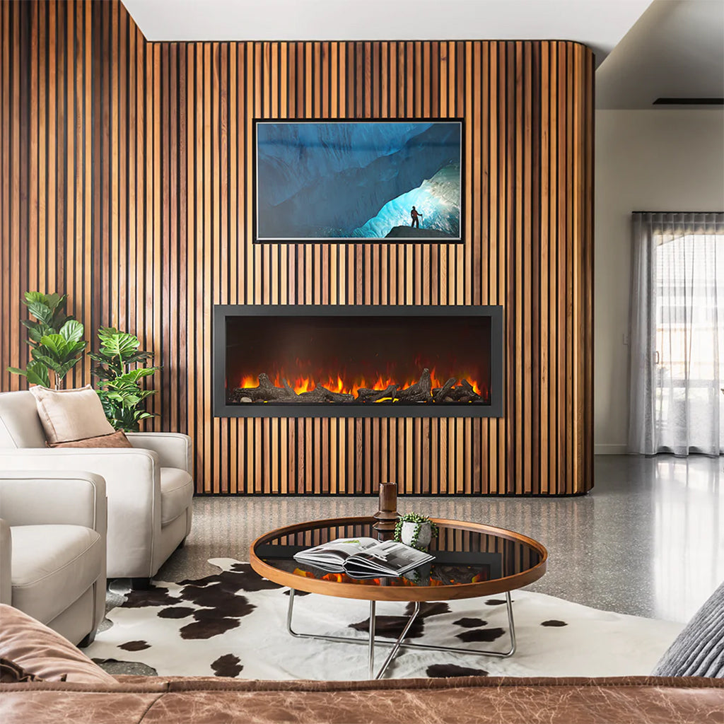 Napoleon Astound 96" Built-In Linear Electric Fireplace (Model NEFB96AB)