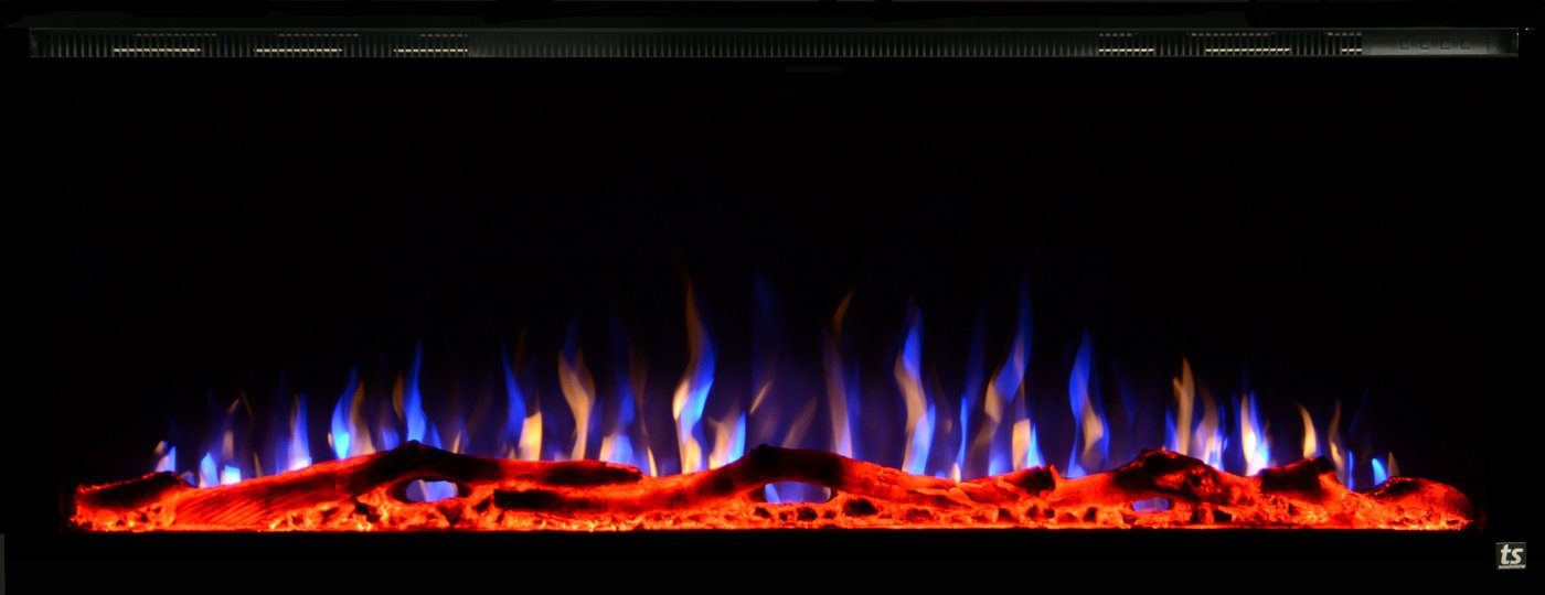 Touchstone Sideline Elite 72" Linear Flush Mount WiFi Smart Electric Fireplace (Model 80038)