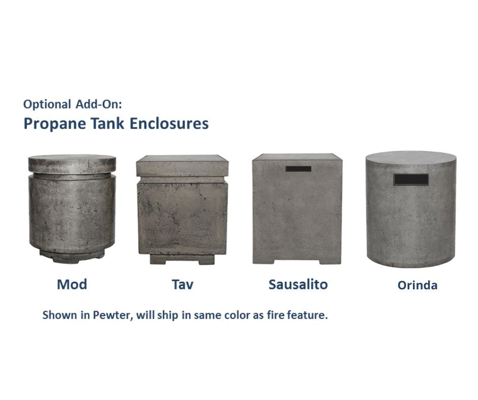 Prism Hardscapes Fuego Concrete Fire Table
