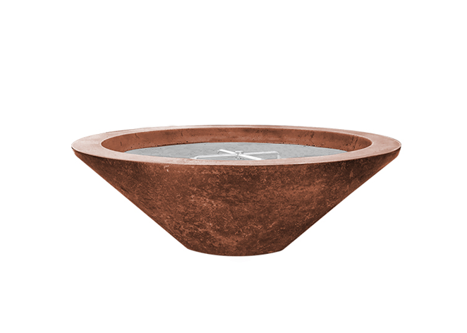 Prism Hardscapes 48" Embarcadero Concrete Fire Table