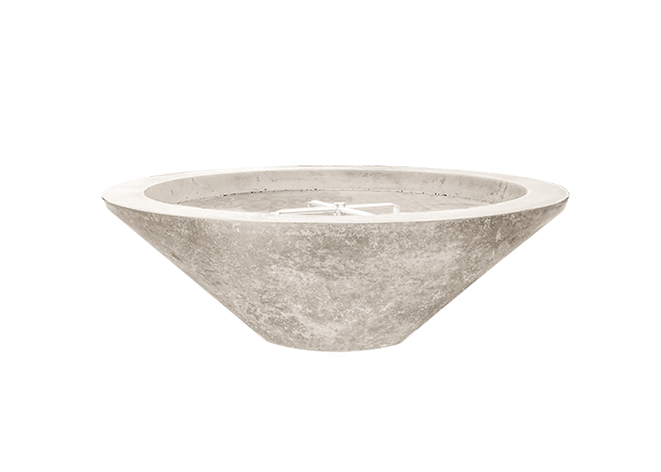Prism Hardscapes 48" Embarcadero Concrete Fire Table