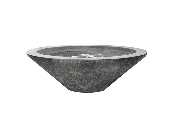Prism Hardscapes 48" Embarcadero Concrete Fire Table
