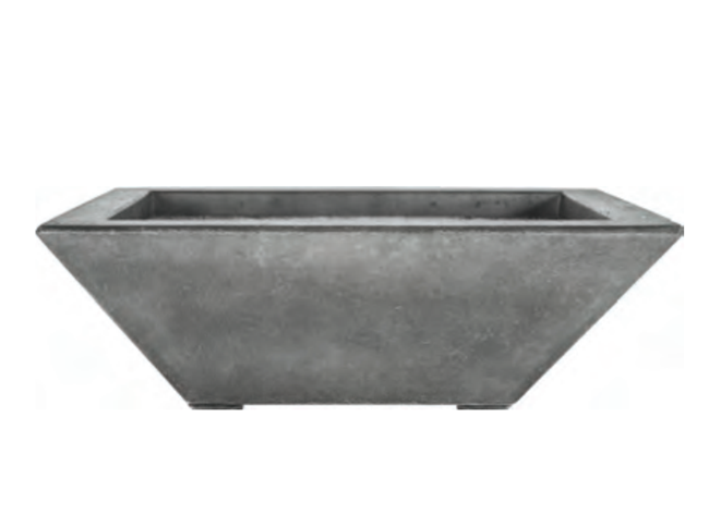 Prism Hardscapes 30" Lombard Pedestal Concrete Fire Bowl