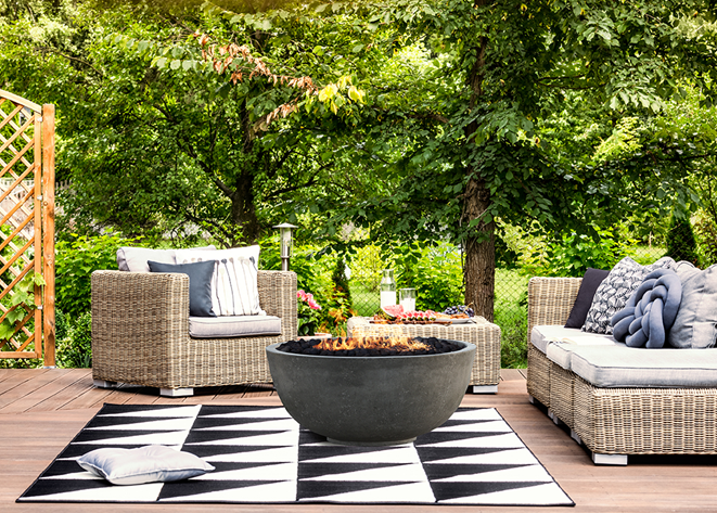 Prism Hardscapes 39" Moderno 1 Concrete Fire Bowl