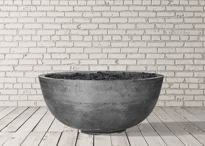 Prism Hardscapes 39" Moderno 1 Concrete Fire Bowl