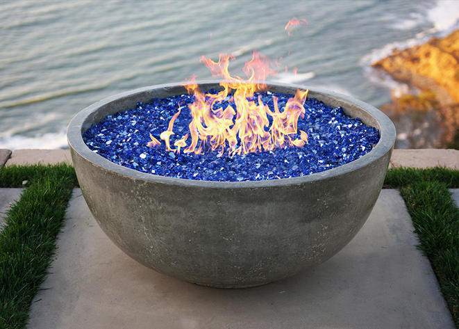 Prism Hardscapes 39" Moderno 1 Concrete Fire Bowl