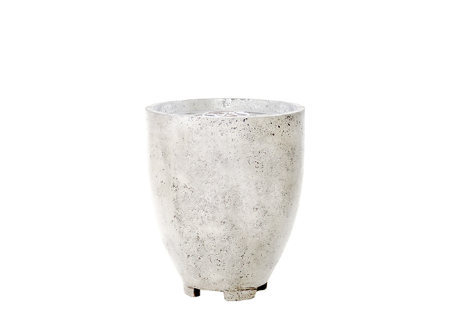 Prism Hardscapes 28" Pentola 1 Concrete Fire Pedestal