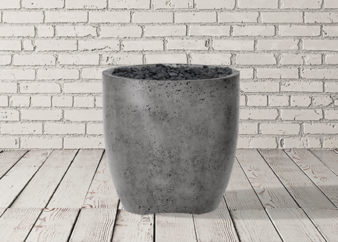Prism Hardscapes 21" Pentola 2 Concrete Fire Pedestal