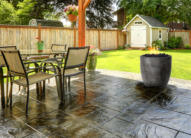 Prism Hardscapes 21" Pentola 2 Concrete Fire Pedestal