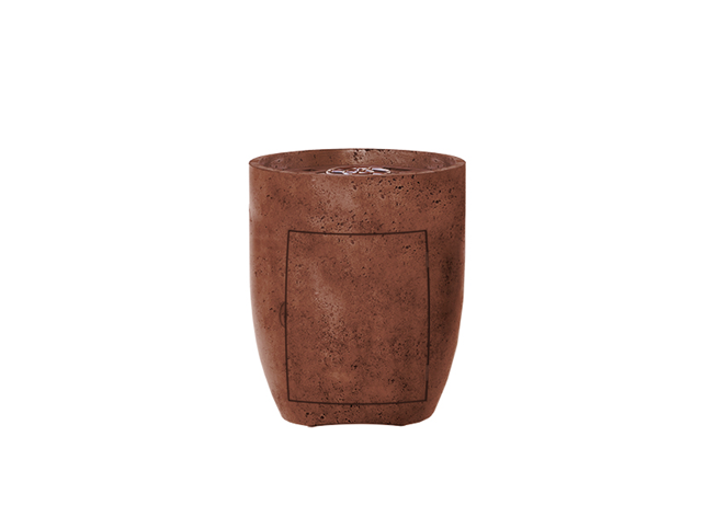 Prism Hardscapes 26" Pentola 3 Concrete Fire Pedestal with Tank Access – Propane