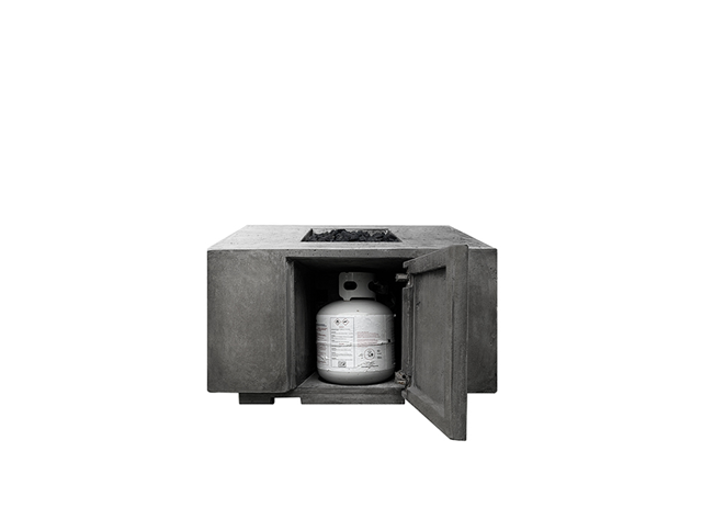 Prism Hardscapes Porto 58 Propane Concrete Fire Table