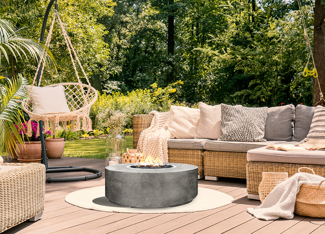 Prism Hardscapes Rotondo Concrete Fire Bowl