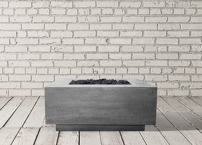 Prism Hardscapes Tavola 42 Concrete Fire Table